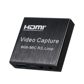 HD Video Capture Card USB Capture Card Maximum Support 4K Input 1080P Output Resolution Small Size Support Microphone Input