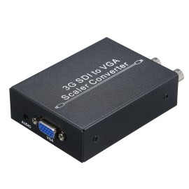 SDI to VGA Audio Converter with 3G Signal 1080P Scaler Converter Compatible with 3G/HD/SDI