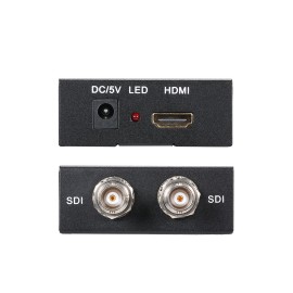 3G SDI TO HD+SDI Converter with Power Supply Full HD 1080P SDI TO HD-SDI and 3G-SDI Signal Display