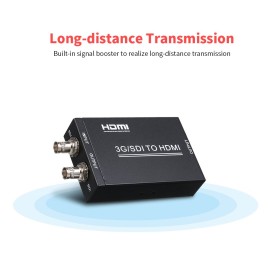 3G SDI TO HD+SDI Converter with Power Supply Full HD 1080P SDI TO HD-SDI and 3G-SDI Signal Display