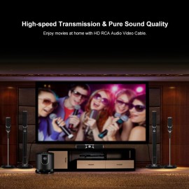 HD RCA Audio Video Cable HD to 3 RCA Male AV Wire Cord 1.5M DV MP4 Convertor