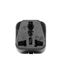 High Quality Swiss Embedded Conversion Plug 5-hole Adaptor Plug Swiss Plug to Universal Socket Travel Plug Adapter Black