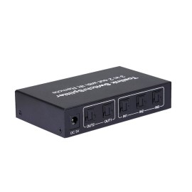 NK-T32 3 In 2 Out Toslink Cable Switch Splitter SPDIF/TOSLINK Optical Audio 3x2 Switcher SPDIF Splitter With IR Remote Control