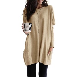 Apricot Longline Pocketed Top