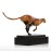 Leopard Bronze Sculpture Modern Art Craft Home Desk Decor Wildlife Leopard Statue Copper Office Ornament