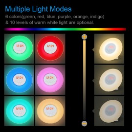 Wake Up Light Alarm Clock Sunrise/Sunset Simulation Digital Clock with FM Radio 7 Colors Light Nature Sounds Snooze Function Touch Control