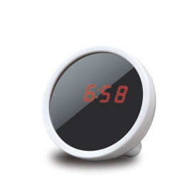 Digital Alarm Clock Makeup Mirror Mini Portable Multi-Function LED Display Clock Night Light
