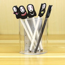 Pen Pencil Holder Digital LCD Desk Alarm Clock Pen Holder Calendar Timer Temperature Desktop Electronic Clock Office