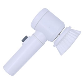 Electric Cleaning Brush 5-in-1 Magic Battery Powered Scrubber for Kitchen Bathroom Tub Shower Tile Carpet Bidet Sofa