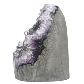 Dark Purple Amethyst Geode Natural Amethyst Crystal Geode Cluster Healing Stone