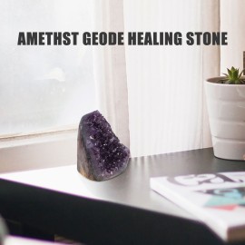 Dark Purple Amethyst Geode Natural Amethyst Crystal Geode Cluster Healing Stone