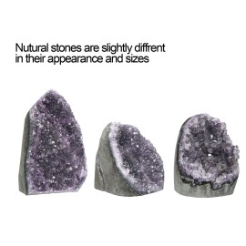 Dark Purple Amethyst Geode Natural Amethyst Crystal Geode Cluster Healing Stone