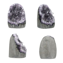Dark Purple Amethyst Geode Natural Amethyst Crystal Geode Cluster Healing Stone