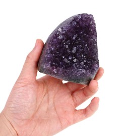Dark Purple Amethyst Geode Natural Amethyst Crystal Geode Cluster Healing Stone