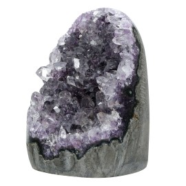 Dark Purple Amethyst Geode Natural Amethyst Crystal Geode Cluster Healing Stone