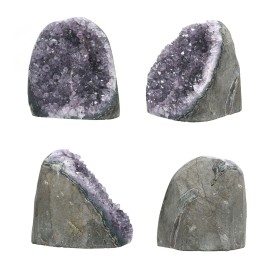 Dark Purple Amethyst Geode Natural Amethyst Crystal Geode Cluster Healing Stone