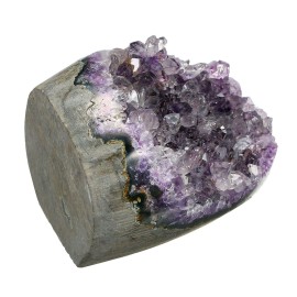 Dark Purple Amethyst Geode Natural Amethyst Crystal Geode Cluster Healing Stone