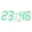 3D LED Digital Clock Electronic Table Clock Alarm Clock Wall Glowing Hanging Clocks Green