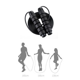 Jump Rope Fast Rope Skipping Adjustable Foam Anti Skid Handle skipping rope New Fitness speed rope for Men and Women Suitable for Aerobic Exercise