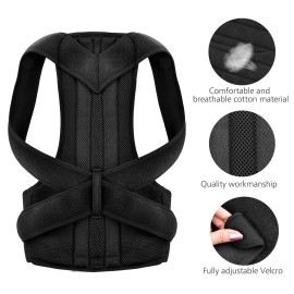 Posture Corrector for Women Men Kyphosis Brace Adjustable Comfortable Scoliosis Back Humpback Correction Belt for Students Children Adult