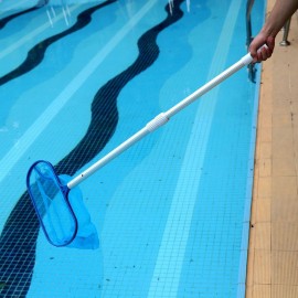 Swimming Pool Rake Skimmer Net Heavy Duty Deep-Bag Fits Most Standard Pole for Cleaning Swimming Pools,Hot Tubs,Spas and Fountains