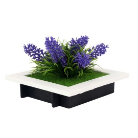 Artificial Simulation Plants 3D Wall Hanging / Desktop Flowers Faux Plants Photo Frame for Home Office Desk Wall Decor Gift