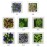 Artificial Simulation Plants 3D Wall Hanging / Desktop Flowers Faux Plants Photo Frame for Home Office Desk Wall Decor Gift