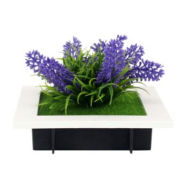 Artificial Simulation Plants 3D Wall Hanging / Desktop Flowers Faux Plants Photo Frame for Home Office Desk Wall Decor Gift