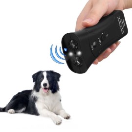 Dog Chaser Anti Barking Trainer LED Flashlight Training Repeller