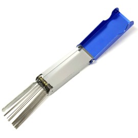 13 in 1 Welding Torch Nozzle Tip Cleaner Blue Metal Shell for Soldering