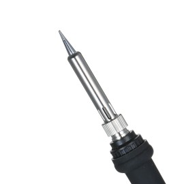 Electric Soldering Iron Kit 60W Adjustable Temperature Welding Tool with 5 Piece Solder Iron Tips Portable PU Carry Bag US Plug