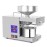 LTP333 610W Intelligent Stainless Steel Household Kitchen Commercial Oil Press Machine with Digital Display 0~300℃ Temperature Control 38mm Large Feed Port Suitable for Soybean Peanut Rapeseed Olive Flax