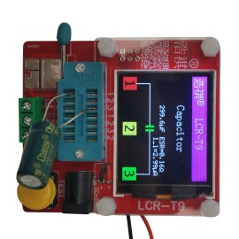 Multifunction Transistor Tester with TFT Digital Display Mini Transistor Tester Inductance Capacitance ESR Meter Diode PNP/ NPN Transistors Auto Testing