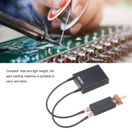 9 Gears Mini Spot-Welding Machine with Single-handed Welding Pen Intelligent DIY Spot-Welding Set for Lithium Battery EU Plug