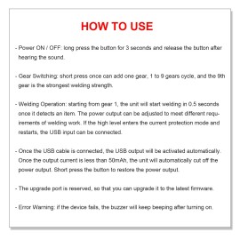 9 Gears Mini Spot-Welding Machine with Single-handed Welding Pen Intelligent DIY Spot-Welding Set for Lithium Battery EU Plug