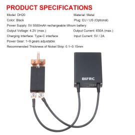 9 Gears Mini Spot-Welding Machine with Single-handed Welding Pen Intelligent DIY Spot-Welding Set for Lithium Battery EU Plug