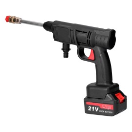 Household Cordless High Pressure Car Wash Tool Portable Vehicle Cleaning Machine Automobile Washer with Foam Bottle