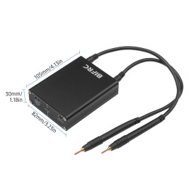 Portable Spot Welding Pen Spot Weld Kit Mini Spot Welding Machine for Lithium Battery 30-gear Adjustable with Split-type Welding Pen 2M Nickel Sheet