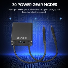 Portable Spot Welding Pen Spot Weld Kit Mini Spot Welding Machine for Lithium Battery 30-gear Adjustable with Split-type Welding Pen 2M Nickel Sheet