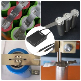 Portable Spot Welding Pen Spot Weld Kit Mini Spot Welding Machine for Lithium Battery 30-gear Adjustable with Split-type Welding Pen 2M Nickel Sheet