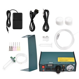983A 220V Automatic Glue Dispenser Machine Professional Precise Dispensing Controller Glue Machine Digital Control Drip Glue Dropper Machine Precision Small Liquid Adhesive Gluing Appliance Automatic & Semi-automatic Operation