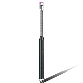Intelligent Pulse Igniter USB Charging BBQ Lighter Electric Arc BBQ Igniter Pulsed Arc Ignition Fire Starter Windproof Flameless USB Rechargeable Lighter 360 Degree Bendable Soft Tube