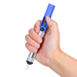 Electric Soldering Iron Kit 60W Adjustable Temperature Welding Tool with 5 Piece Solder Iron Tips Portable PU Carry Bag US Plug