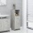 Bathroom Cabinet Concrete Grey 30x30x95 cm Chipboard