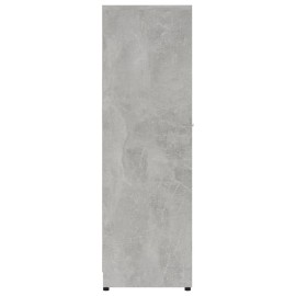 Bathroom Cabinet Concrete Grey 30x30x95 cm Chipboard