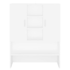 Washing Machine Cabinet White 70.5x25.5x90 cm