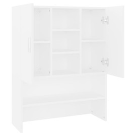 Washing Machine Cabinet White 70.5x25.5x90 cm