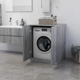 Washing Machine Cabinet Grey sonoma 71x71.5x91.5 cm