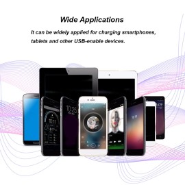 Portable Travel Home Universal 3-Port USB Wall Charger QC3.0 Quick Charge Fast Charging US/EU Plug Charger Adapter for Smartphones Tablets