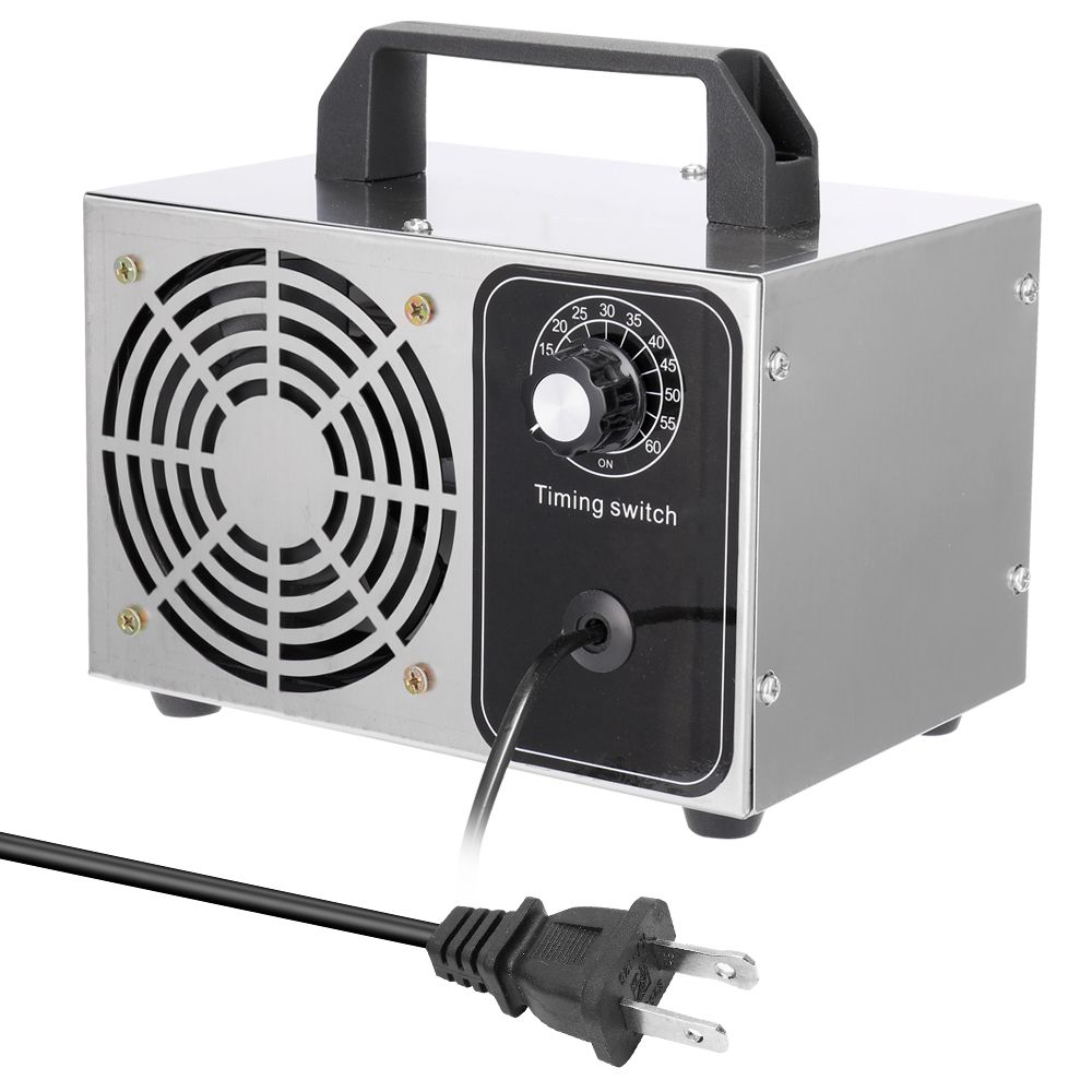 10g/h Portable Ozonator Air Filter Purifier Fan For Home Car Formaldehyde Remover